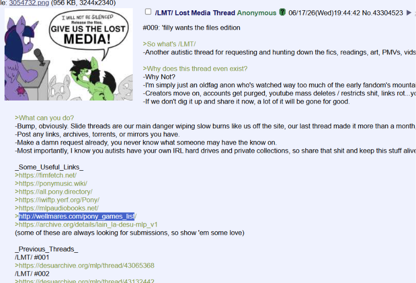 Posted media